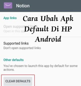 Cara Ubah Apk Default di Hp Android