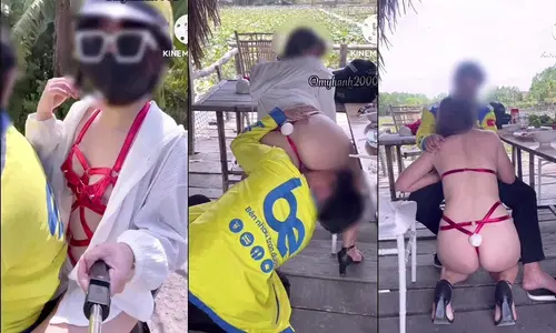 Myhanh2000 gạ tình anh xe ôm trong chòi lá