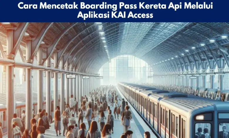 Cara Mencetak Boarding Pass Kereta Api Melalui Aplikasi KAI Access