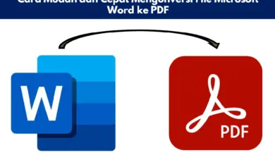 Cara Mudah dan Cepat Mengonversi File Microsoft Word ke PDF