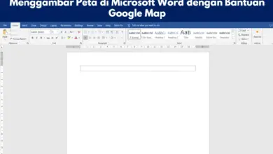 Menggambar Peta di Microsoft Word dengan Bantuan Google Map