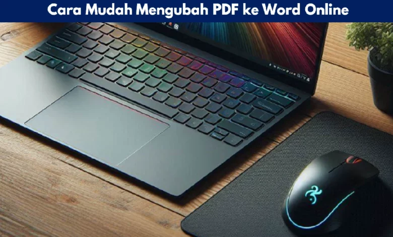 Cara Mudah Mengubah PDF ke Word Online