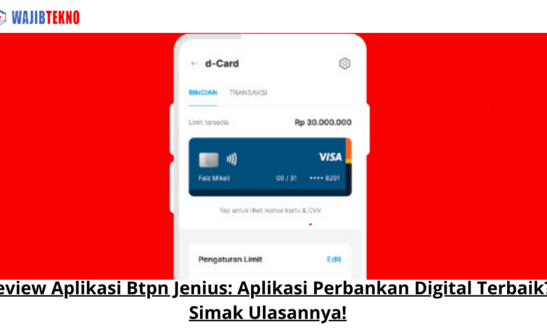 Review Aplikasi Btpn Jenius