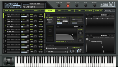 KORG M1 Pro Audio Software