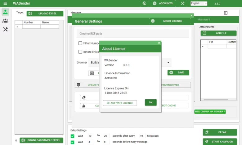 WA Sender Pro 2024 (Versi 3.5.0)