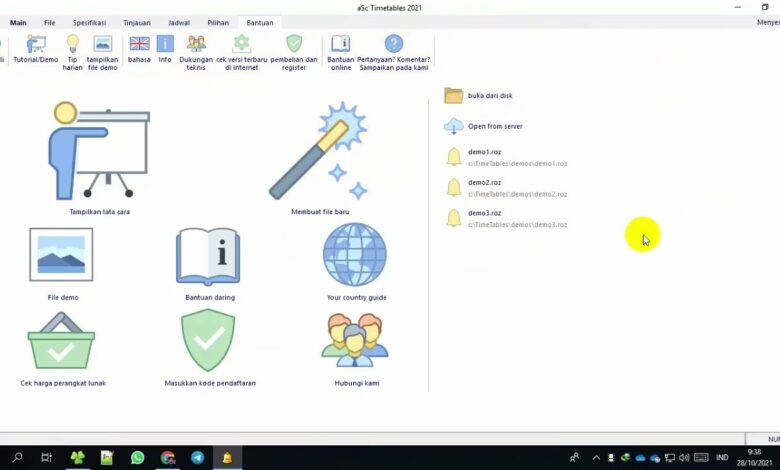 ASC SOFTWARE APLIKASI PROGRAM PEMBUAT JADWAL