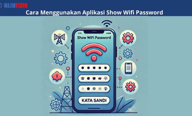 Cara Menggunakan Aplikasi Show Wifi Password