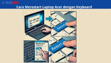 Cara Merestart Laptop Acer dengan Keyboard