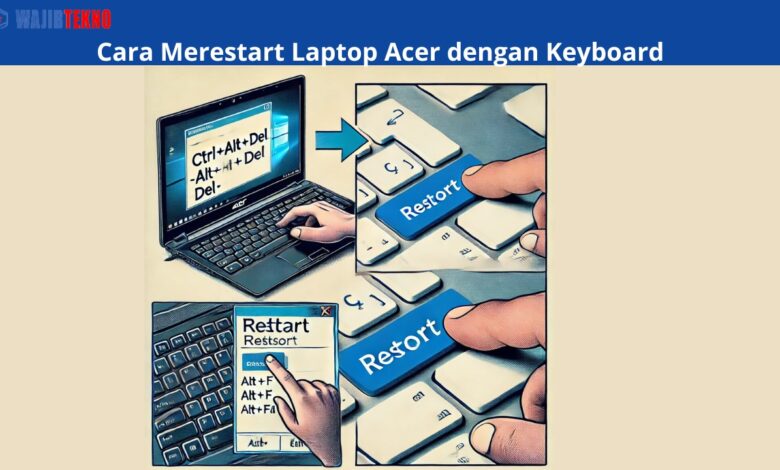 Cara Merestart Laptop Acer dengan Keyboard