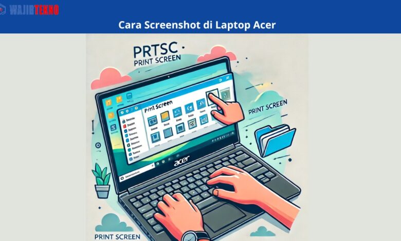 Cara Screenshot di Laptop Acer