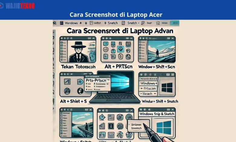 Cara Screenshot di Laptop Advan