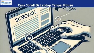 Cara Scroll Di Laptop Tanpa Mouse