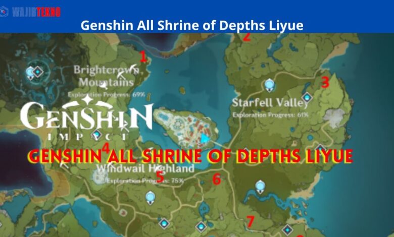 Genshin All Shrine of Depths Liyue 