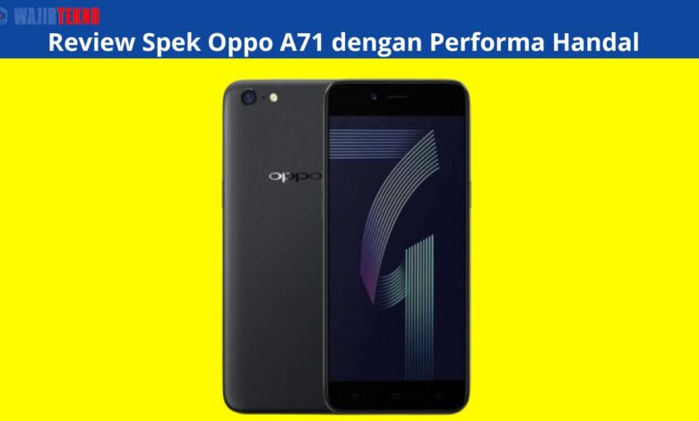 Spek Oppo A71