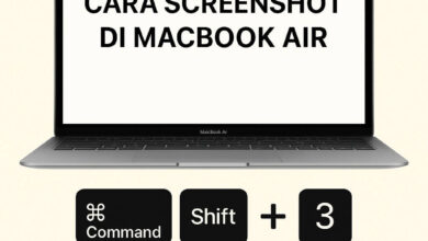 Cara Screenshot di Macbook Air