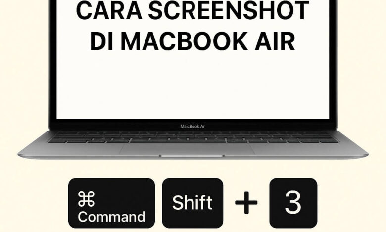 Cara Screenshot di Macbook Air dengan Cepat 1 Cara Screenshot di Macbook Air
