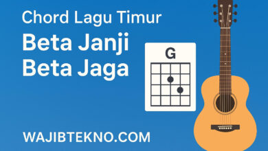 Chord Lagu Timur Beta Janji Beta Jaga