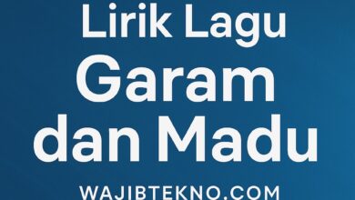 Lirik Lagu Garam dan Madu
