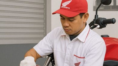 Service Motor Honda di Bandung